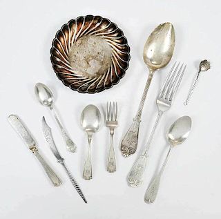 15 Pieces Sterling Flatware/Plate