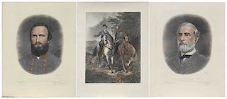 Three Lee/Jackson Civil War Related Prints