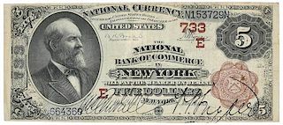 National Bank of Commerce New York Ch#733