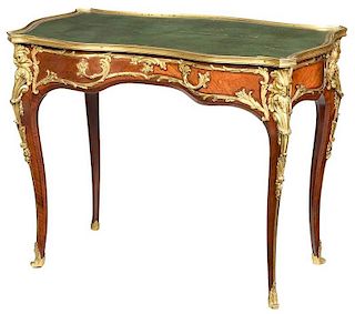 Fine Louis XV Style Ormolu Mounted Writing Table