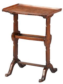Neoclassical Fruitwood Side Table