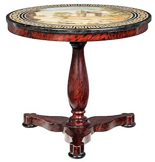 Neoclassical Style Paint Decorated Center Table