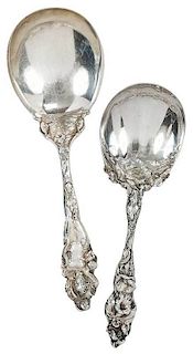 Two Reed & Barton Sterling Serving Spoons