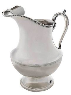 Georgian Poole Sterling Water Pitcher