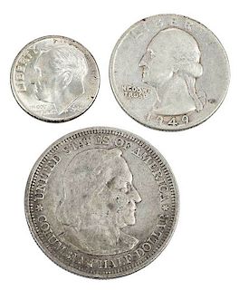 U.S. Silver Half Dollars, Quarters, and Dimes