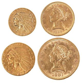 16 U.S. Gold Coins