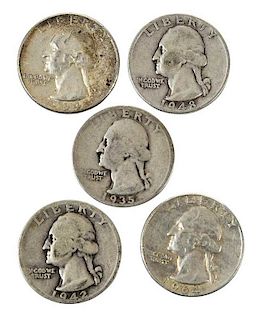 1,450 Silver Quarters