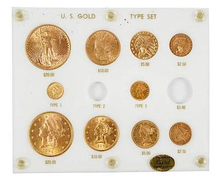 U.S. Gold Coin Partial Type Set
