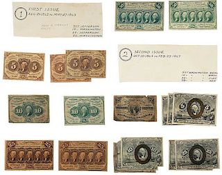 Group of U.S. Fractional Currency