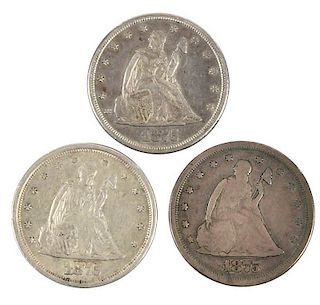 Three 20 Cent Pieces