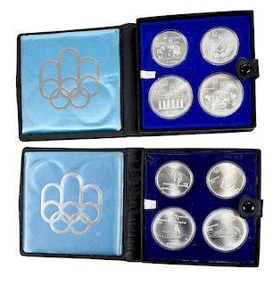 Montreal Sterling Silver Olympic Coins