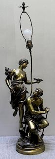 PEPIN, Alexis Felicien Edouard. Large Bronze