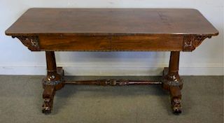 Regency Rosewood 2 Drawer Console.