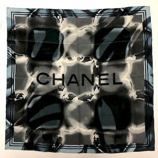 Chanel Twill Silk Scarf