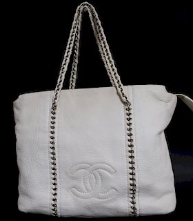 Chanel Grained Leather Lambskin Tote