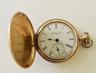 Elgin 14K Gold Pocket Watch, circa 1900