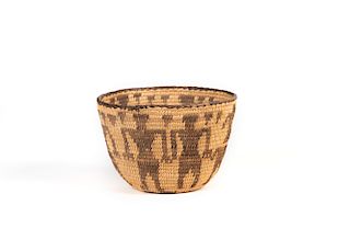 Pima, Basket with Figural Motif