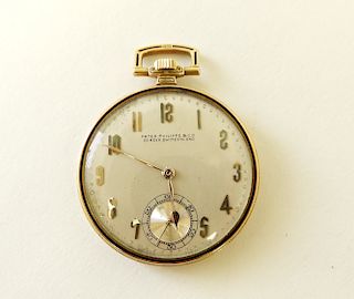 Patek Philippe & Cie Art Deco 18K Pocket Watch