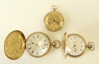 Thee Gold Pocket Watches