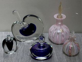 Barovier and Toso Perfume Bottle Lot.