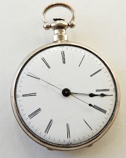 Bovet-Fleurier Silver Pocket Watch