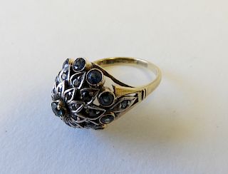 Sapphire Tiered Dinner Ring