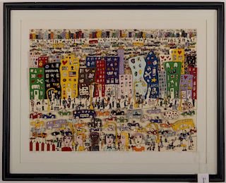 James Rizzi, "Multiple Impressions of City Living"