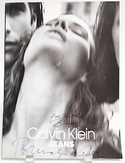 Bruce Weber for Calvin Klein - Hand Signed 1991