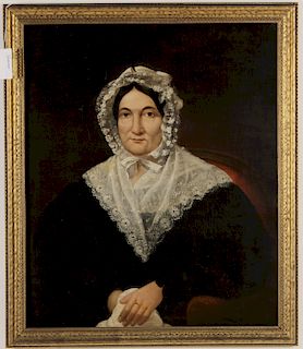Portrait of a Seated Lady, 19th C., O/C
