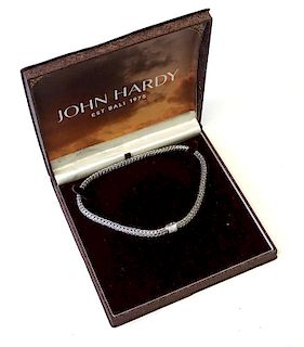 John Hardy 18K And Sterling Silver Diamond Necklac