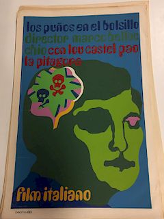 7 1960's Cuban Film Posters - Bachs Rebeiro Oliva