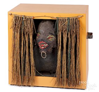 Animated Aboriginal amusement spook house figure