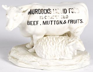 Murdock's Liquid Food porcelain store display