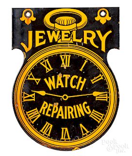 Jewelry Watch Repairing enameled trade sign