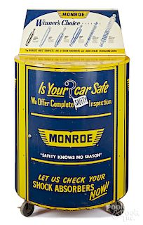 Monroe Shock absorbers tin lithograph cabinet