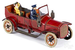 Bing tin lithograph wind-up limousine