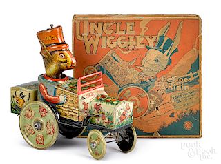 Marx tin lithograph wind-up Uncle Wiggily crazy