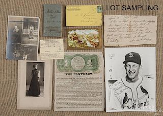 Large group of Sellers family ephemera, most from