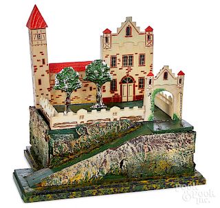 German composition and wood castle