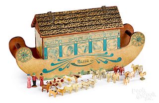 Bliss Noah's Ark with carved wooden animals