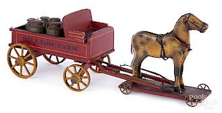 S. A. Smith Battleboro VT horse drawn delivery wagon
