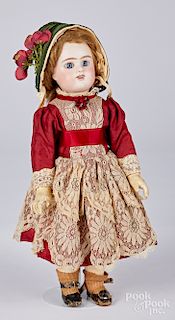 French bisque head Bebe doll by Etienne Denamur