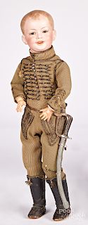 S.F.B.J. character doll in uniform