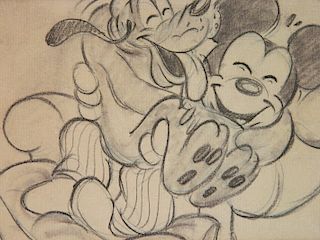 Walt Disney concept drawing
