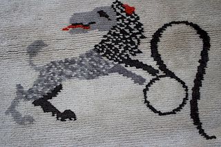 Custom Mid Century Lion Carpet