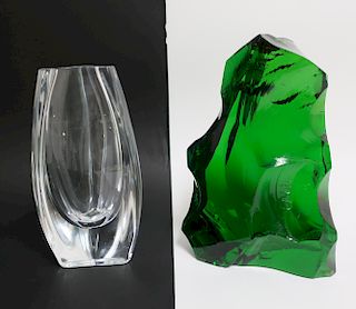 2 Baccarat Forms: Sculpture, Vase