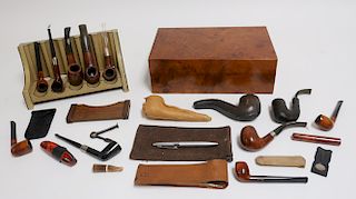 Dunhill Pipe Collection and Outfitted Humidor