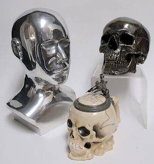 Vanitas Stein with Skull and Bust
