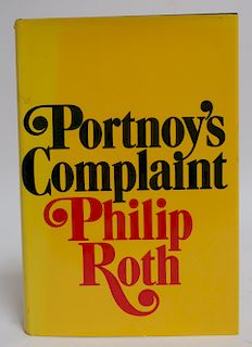 Portnoy's Complaint 1st Edition 1st Printing w DJ