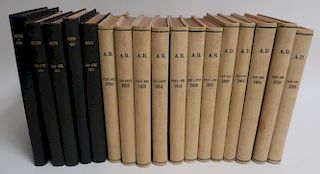 17 Vols British Architectural Pubs 1950- 1956